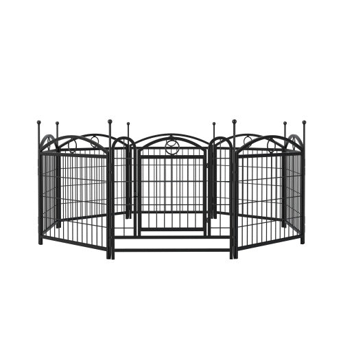 Indoor Dog Playpen – 24" Metal Pet Exercise Pen, 8-Panel Folding Play Yard for Dogs