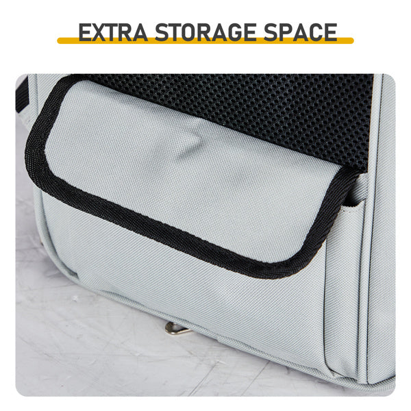 Expandable Pet Carrier Backpack – Soft-Sided Travel Backpack with Breathable Mesh for Cats & Small Dogs, Holds Up to 26 lbs