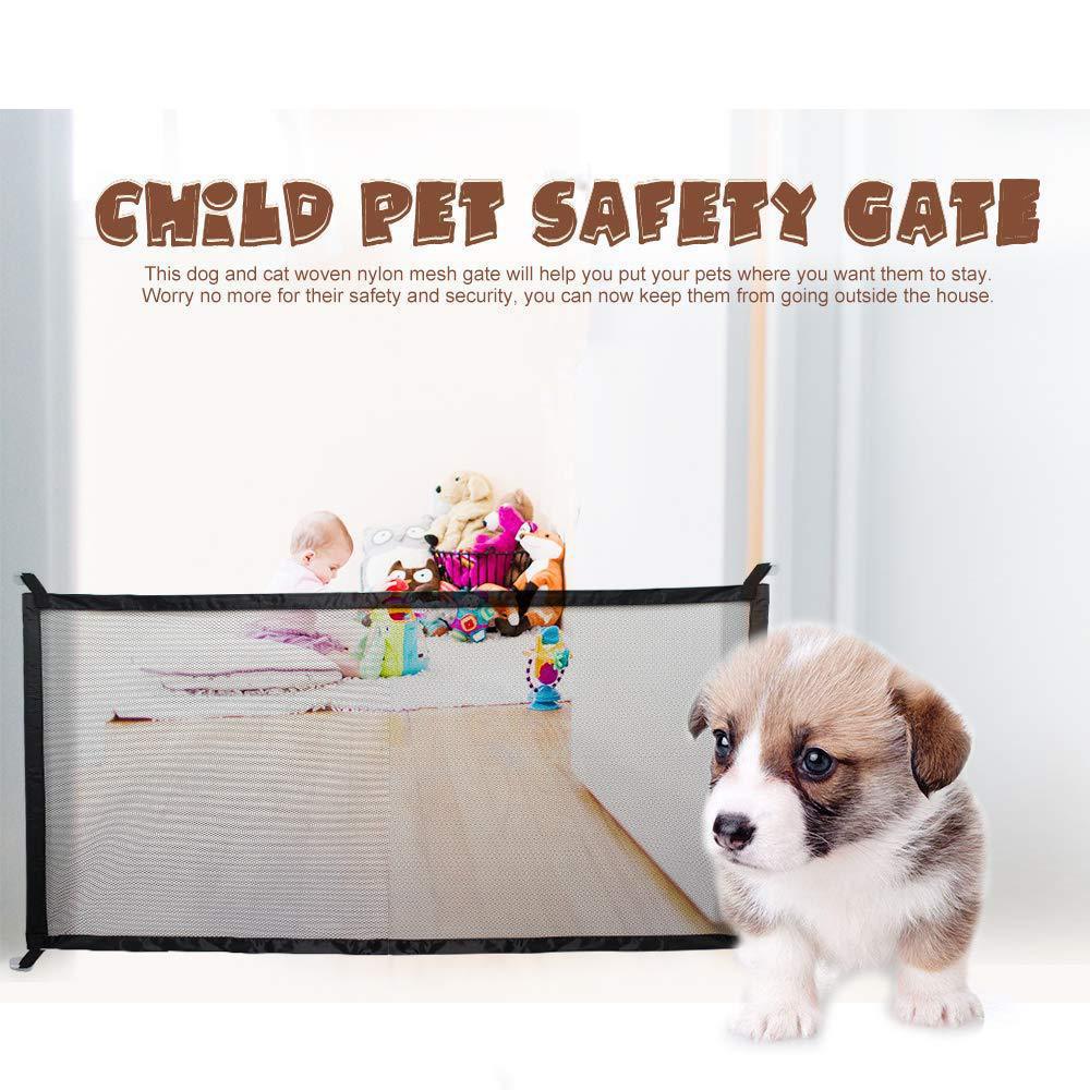 Portable Folding Dog Safety Net – Pet Isolation Barrier & Protective Playpen for Dogs