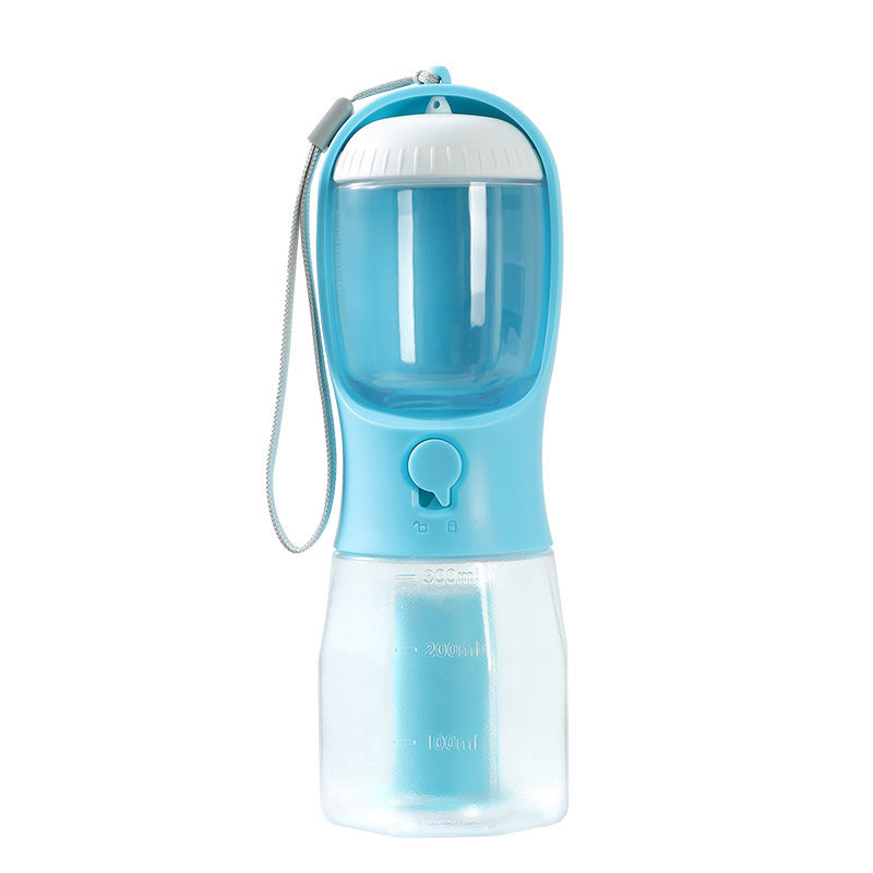 3-in-1 Portable Dog Water & Food Cup with Waste Bag – Multi-Functional Pet Travel Supplies