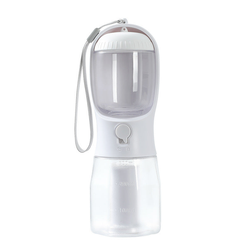 3-in-1 Portable Dog Water & Food Cup with Waste Bag – Multi-Functional Pet Travel Supplies
