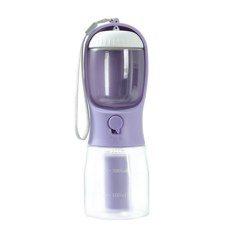 3-in-1 Portable Dog Water & Food Cup with Waste Bag – Multi-Functional Pet Travel Supplies