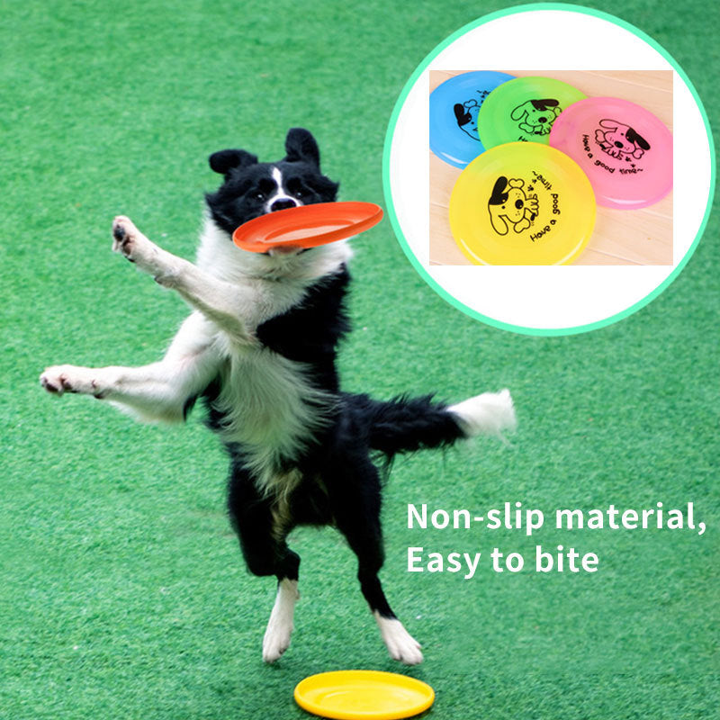 Durable Silicone Pet Flying Disc – Chew-Resistant Dog & Cat Toy for Training, Exercise, and Fun